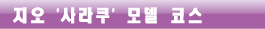 지오 '사라쿠' 모델 코스